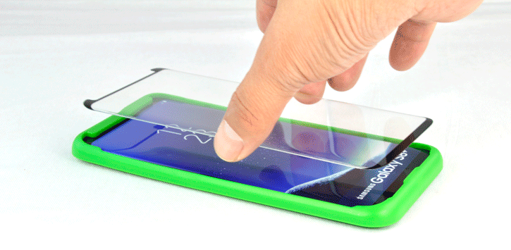 Olixar Galaxy S8 Case Compatible Screen Protector w/ Installation Tray